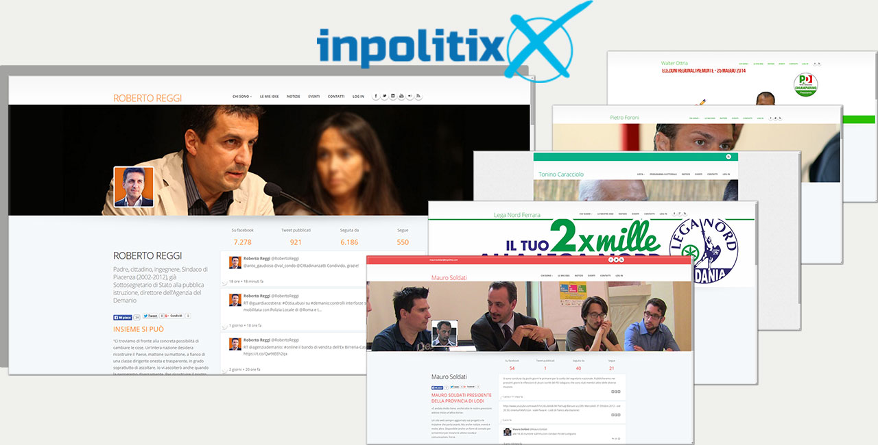 Esempi siti web e blog politici con inpolitix